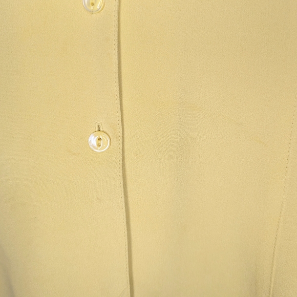 Jones New York Women's Yellow Sleeveless Top - Picture 4 of 4